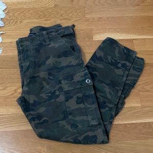 Army Print cargo pants